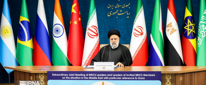 پیشنهادهای رئیس‌جمهور به سران بریکس برای توقف جنایات صهیونیست‌ها در غزه